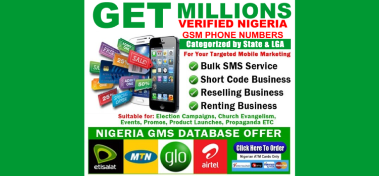 Nigerians GSM Numbers Database